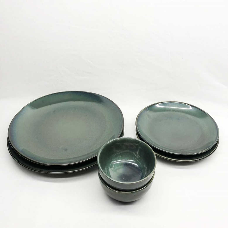 Moss Green Dinner Set (Set of 6)
