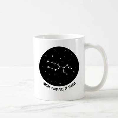 Taurus Zodiac Sign Ceramic Coffee Mug
